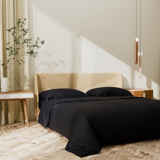 Постельное бельё Этель дуэт Jet black 143х215-2шт, 215х240, 50х70+3-2 шт, мако-сатин, 114г/м2  фото 8