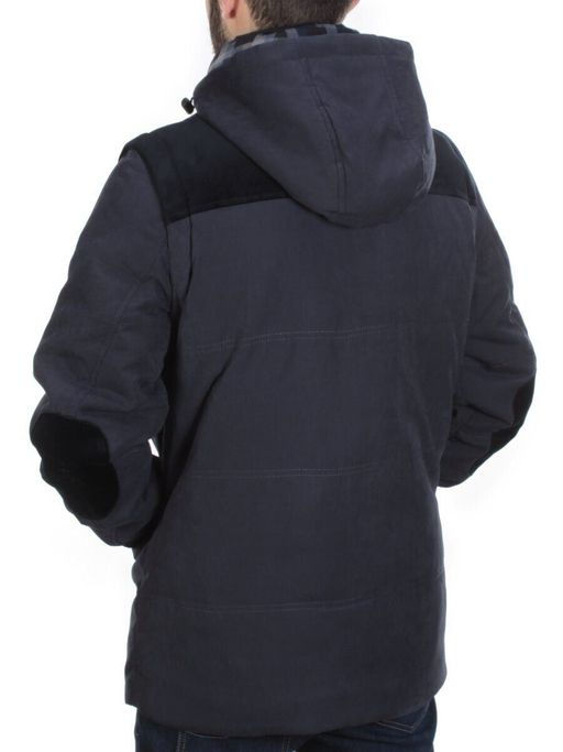 J830111 DEEP BLUE Куртка-жилет мужская зимняя NEW B BEK (100 гр. синтепон и искусственный мех)