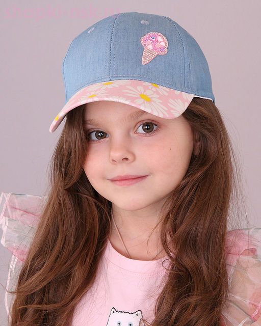 427-BS Бейсболка для девочки (52-54)