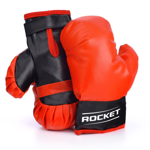 Игровой набор "Бокс- Чемпион" стойка 90-120см+перчатки