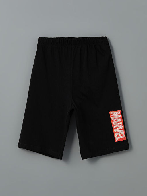 Bisiklet Yaka Marvel Bask?l? Erkek ?ocuk ?ortlu Pijama Tak?m?