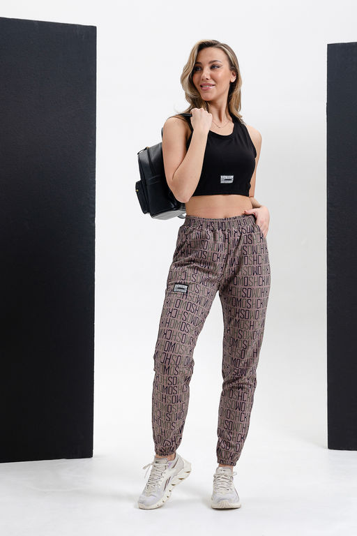 Брюки женские Натали 8453 футер с лайкрой фото 10