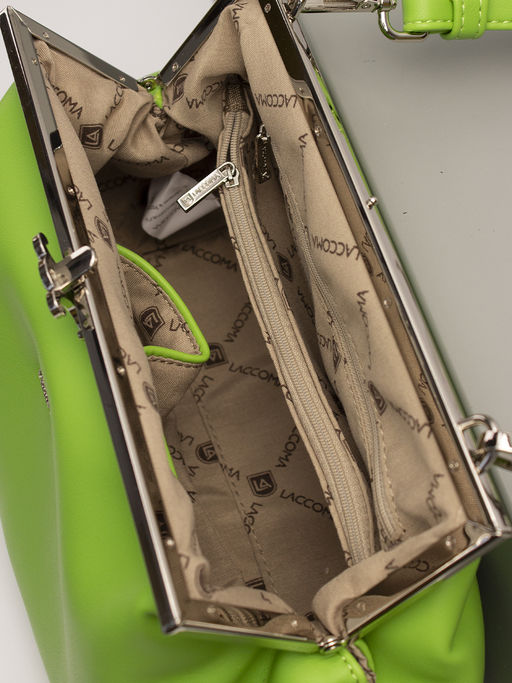 LACCOMA сумка Фиона-Ф826-травяной эко кожа хлопок  фото 4