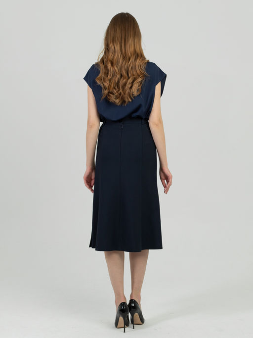 юбка на подкладке, расклешенная от пояса к низу - Трика фото 4