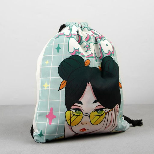 Сумка для обуви Девочка-мечта, текстиль, размер 41х34 см - Artfox фото 2