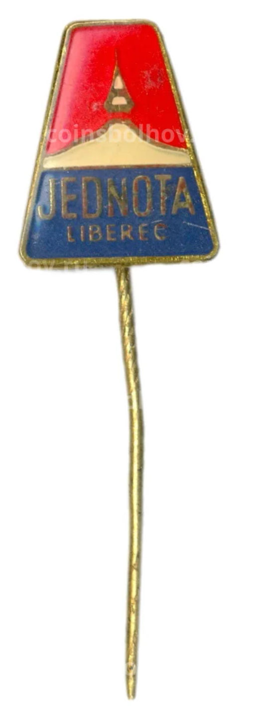 Значок JEDNOTA (Производственно-потребительские кооперативы Чехословакии) LIBEREC