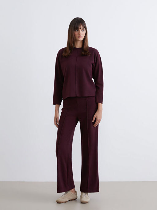 Bisiklet Yaka Kad?n ?nce Kazak