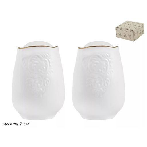 Набор солонок MARIA GOLD в под.упак Фарфор арт.226-035 /LENARDI/