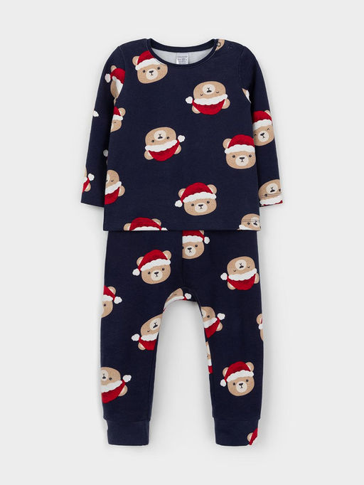 К 1661/синий 1410 Н148.1 пижама д/дет яс