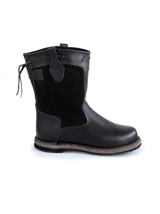 Сапоги мужские Барс, коричневые, на войлочной подошве