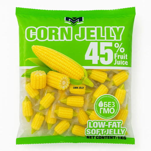 Желейные конфеты со вкусом кукурузы 1 кг