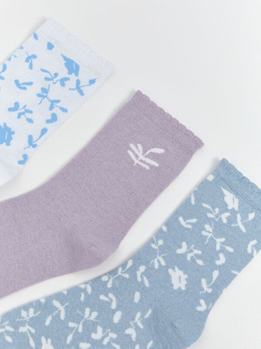 ?i?ekli Kad?n Soket ?orap 3l?