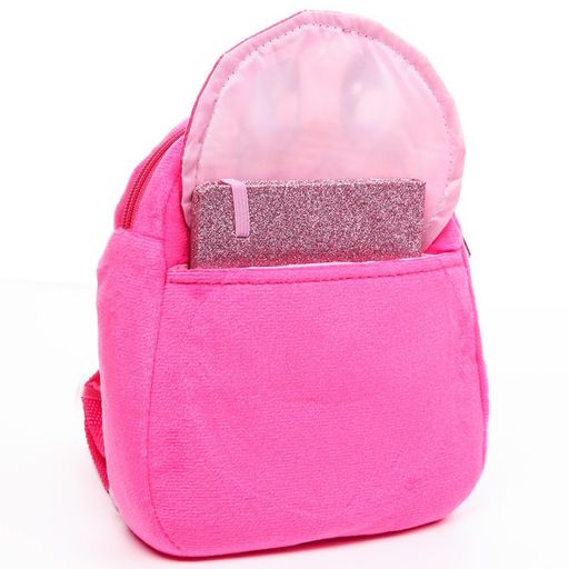 Рюкзак плюшевый на молнии, с карманом, 19 х 22 см Пинки Пай, My little Pony - Hasbro фото 4