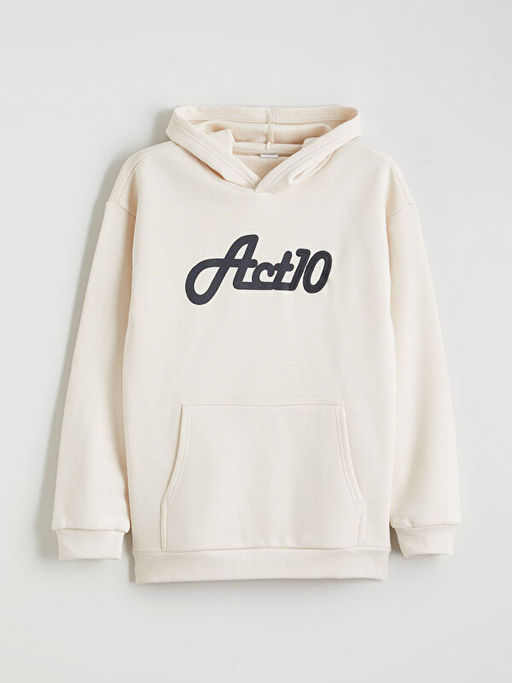 Kap??onlu Erkek ?ocuk Kal?n Sweatshirt