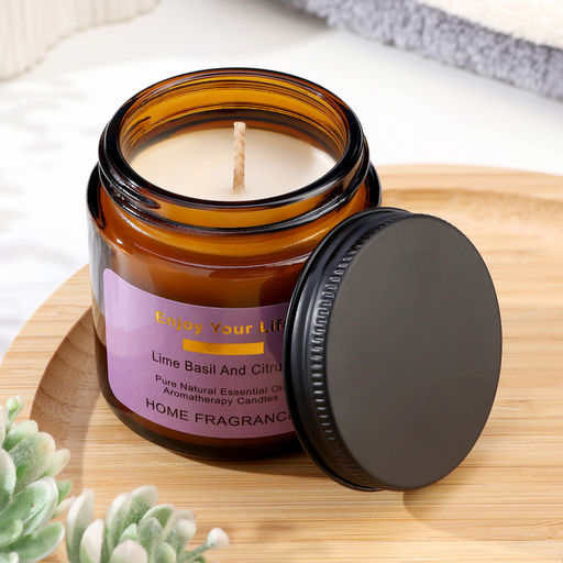 Ароматическая свеча в банке «Лаванда», 6×6.5 см