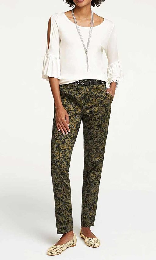 Блузка, экрю - Patrizia dini фото 3