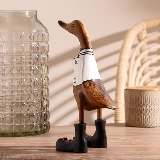 Сувенир «Утка в белом пиджаке», 13×9×27 см, дерево