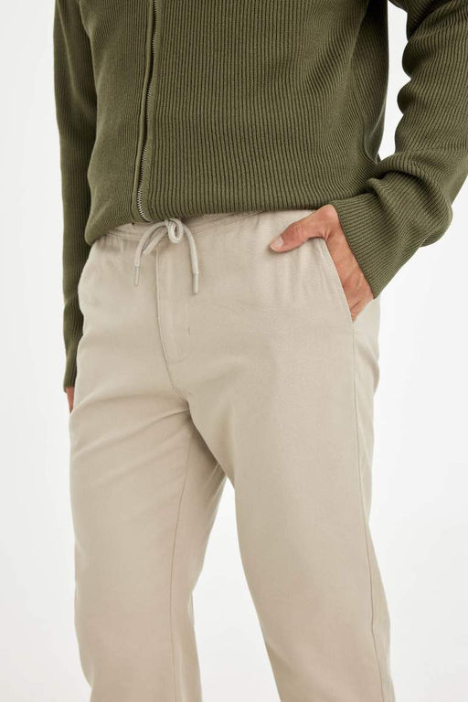 Хлопковые брюки скинни Jogger - Defacto фото 5