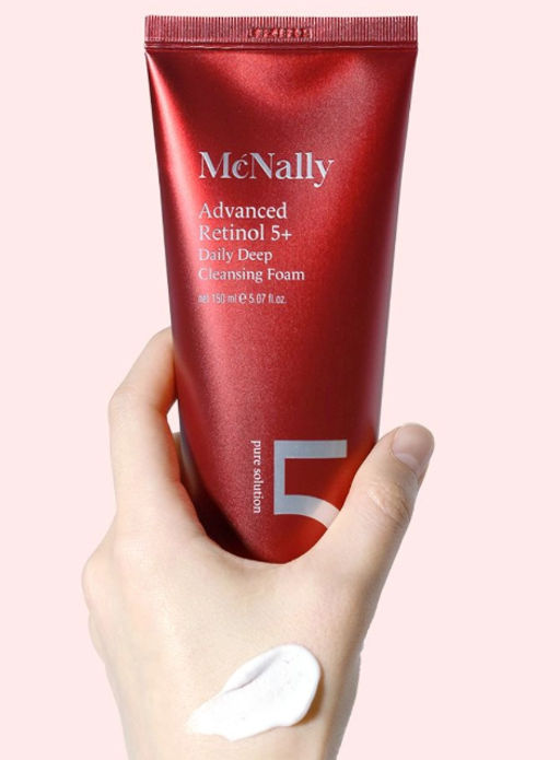 Пенка для лица с ретинолом MCNALLY, 150 мл