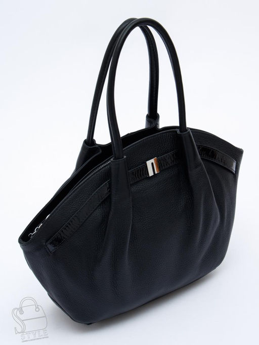 Сумка женская кожаная 2346-2Y black Polina&Eiterou в Новосибирске