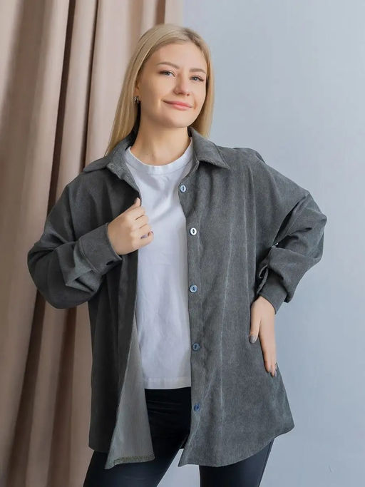 Рубашка женская вельвет РЖМ-01