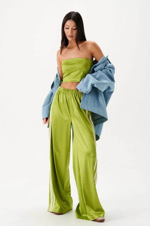 Топ Annete А2117/1 из трикотажа ярко-салатовый  фото 2