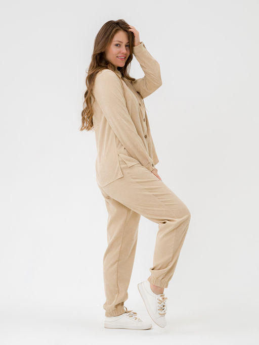 Костюм вельветовый светло бежевый - Odis фото 12