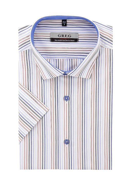 Сорочка мужская короткий рукав GREG 121/109/031/Z/1  фото 8