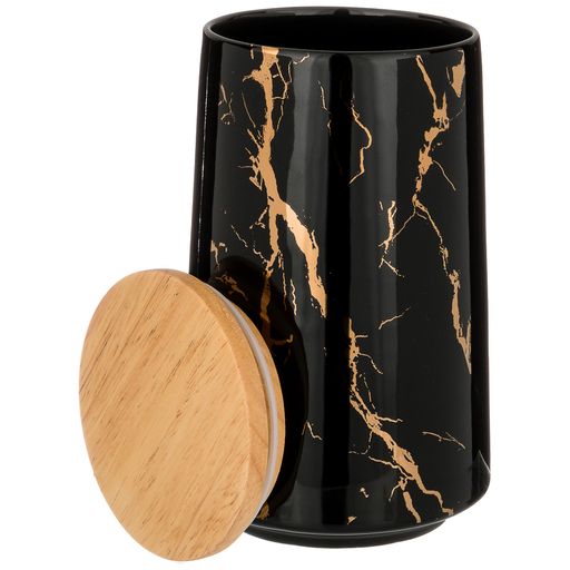 БАНКА ДЛЯ СЫПУЧИХ FANTASY 800МЛ 10,5*17СМ, ЧЕРНАЯ - Lefard фото 3