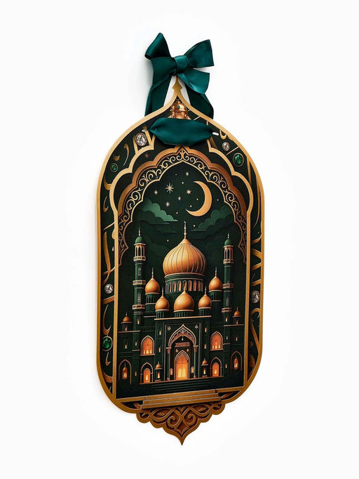 Цена за 2 шт. Плакат "Рамадан" с лентой