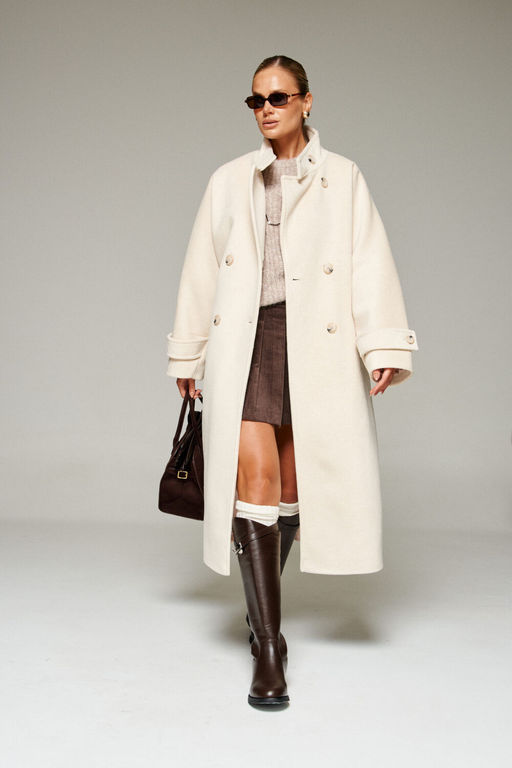 Пальто Beautiful Free 7012 молоко