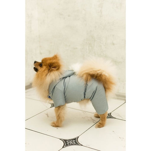 Комбинезон зимний для животных, флис, XL (ДС 32-34, ОШ 32, ОГ 40-44 см), серый - Simaland фото 17