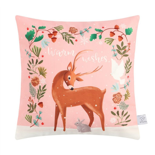 Чехол на подушку Этель Warm wishes, 40*40 см, 100 п/э, велюр