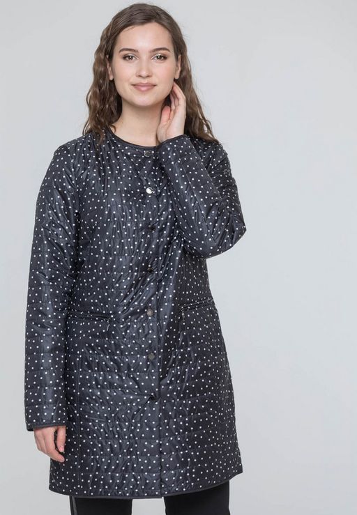 Куртка женская LS-P04320, 
т-синий/принт горох на синем - Steinberg фото 3