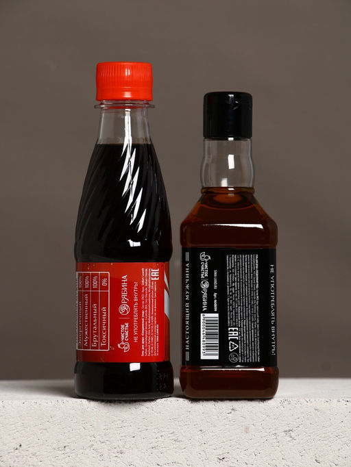 Подарочный набор Мужской подарок, гель для душа виски, гель для душа кола, стакан для виски, Чистое счастье