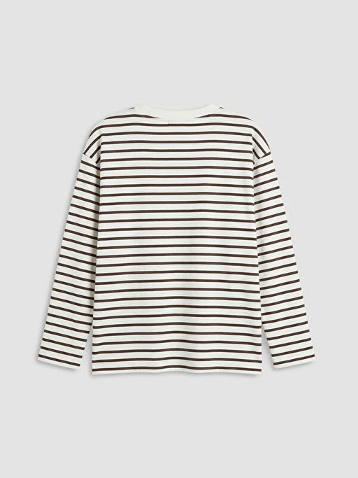 Bisiklet Yaka ?izgili Erkek ?ocuk Ti??rt