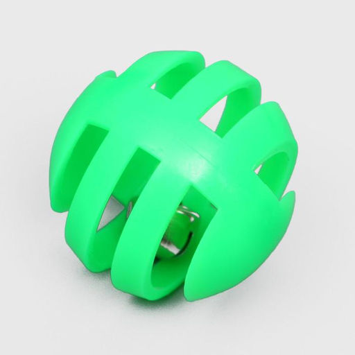 Цена за 2 шт. Набор игрушек для кошек: мышь 5 см, шарик с бубенчиком 3.8 см, цвет МИКС