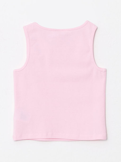 Bisiklet Yaka Basic Pamuklu K?z ?ocuk Atlet - Waikiki фото 2