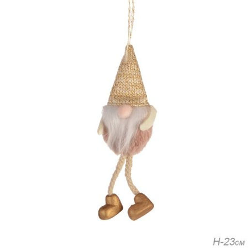 Новогоднее украшение Гном 23 см/ GH-05 /уп 200/микс - Галеонтрейд фото 3