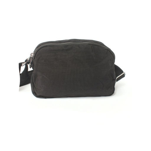 Сумка женская текстиль BoBo-8215, 3отд, плечевой ремень, черный 265993  фото 2