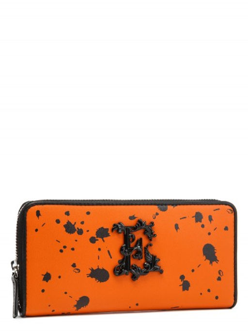 Кошелек ZQ76-2424 orange/black - Eleganzza фото 5