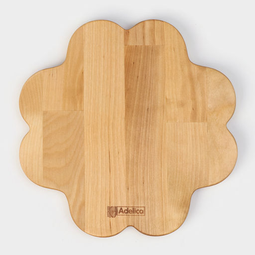 Менажница авторская Adelica Сердце, 4 секции, 22?22?1.8 см, дерево берёза, пропитана минеральным маслом, коричневая  фото 9