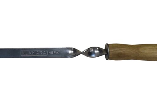 Шампур с деревянной ручкой (нерж. сталь) шд69