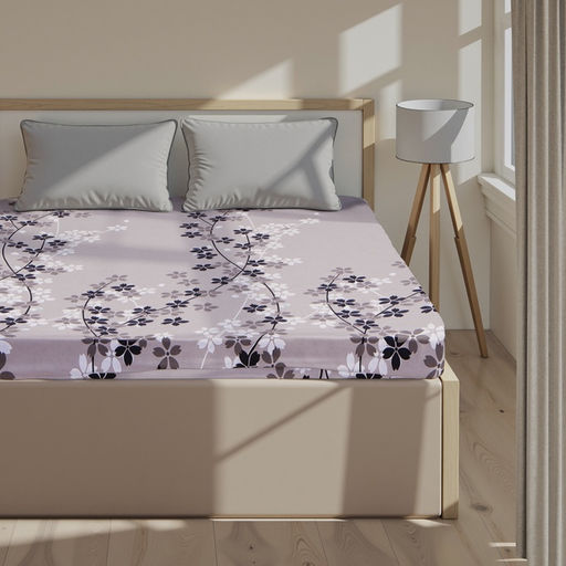 Простыня на резинке Этель Черничные ночи (вид 2) 180*200*25см, 100%хлопок,поплин,125гр/м2  фото 5
