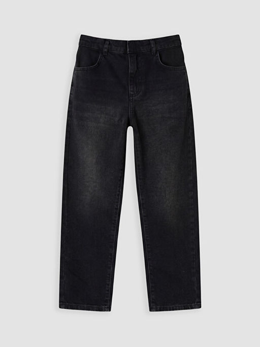 Baggy Fit Erkek ?ocuk Jean Pantolon
