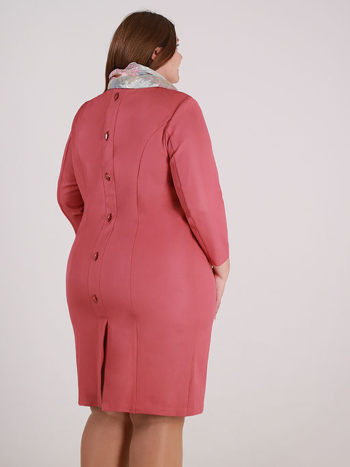 ШАРМ Текс 461.С1 Платье+ шарф - Almond фото 5