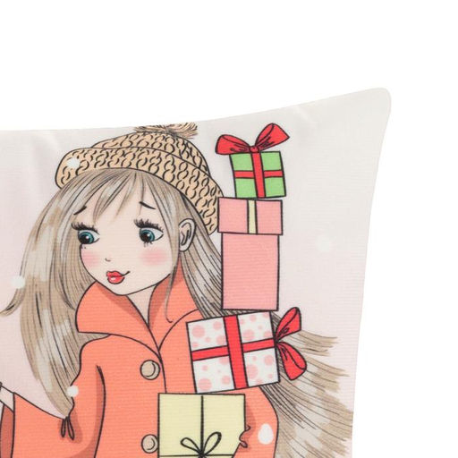 Наволочка декоративная Этель Девичьи историиShopping 40х40 см, велюр  фото 2