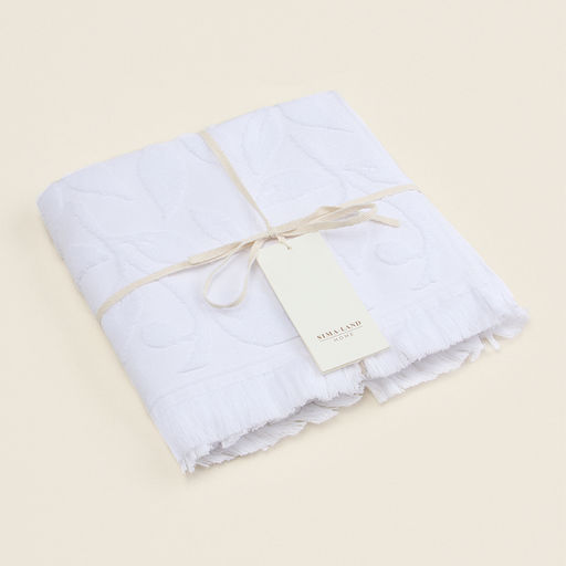 Полотенце махровое SL HOME: Boho "Блан де Блан" 30х60 см, 100% хлопок, 520 г/м2