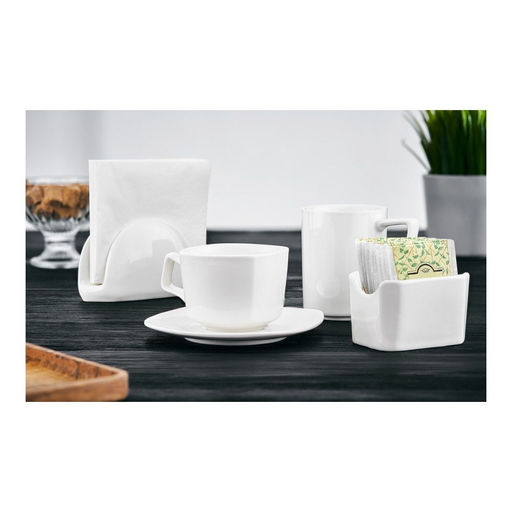 Подставка для чайных пакетиков и сахара Walmer Savanna, 8.5х7.5 см, цвет белый  фото 2