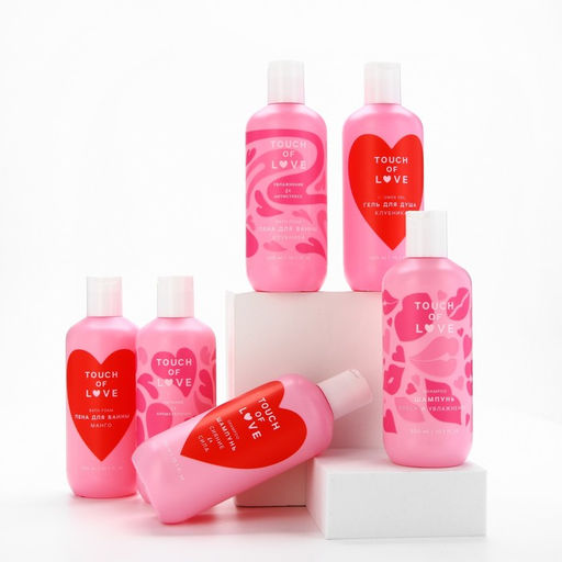 Гель для душа Just love, 300 мл, аромат клубники, Чистое счастье  фото 15